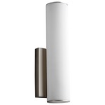 Fugit Wall Sconce - Satin Nickel / Matte White Acrylic