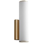 Fugit Wall Sconce - Aged Brass / Matte White Acrylic