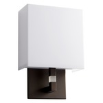 Chameleon Wall Sconce - Oiled Bronze / Matte White Acrylic