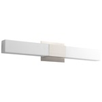 Vega Vanity Light - Satin Nickel / Matte White Acrylic