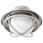 Fleet Ceiling Fan Light Kit - Satin Nickel / Satin Opal