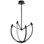 Utopia Pendant - Black / Matte White