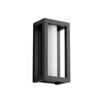 Aperto Outdoor Wall Sconce - Black / Etched Glass