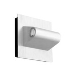 Cadet Outdoor Wall Sconce - Brushed Aluminum / Clear