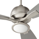 Juno Ceiling Fan Light Kit - Satin Nickel / Satin Opal
