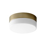 Zuri Wall/Ceiling Light - Aged Brass / Matte White Acrylic