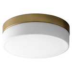 Zuri Wall/Ceiling Light - Aged Brass / Matte White Acrylic