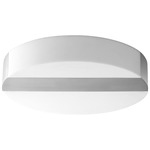 Aurora Ceiling Light Fixture - Satin Nickel / Matte White Acrylic
