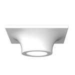 Zoom Ceiling Light Fixture - Satin White
