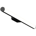 Fino Bathroom Vanity Light - Satin Black