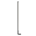 Keel Floor Lamp - Satin Black / White Acrylic