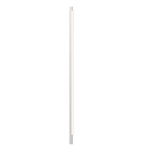 Keel Plug-In Wall Sconce - Bright Satin Aluminum / White Acrylic