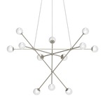 Proton Pendant - Satin Nickel / White