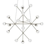 Proton Pendant - Satin Nickel / White