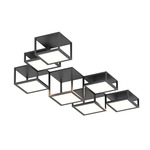 Cubix Multi-Light Ceiling Fixture - Satin Black