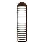 Lighthouse Outdoor Wall Sconce - Textured Bronze / White Acrylic