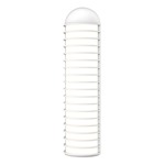 Lighthouse Outdoor Wall Sconce - Textured White / White Acrylic