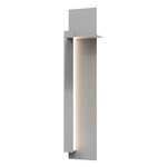 Backgate Left Outdoor Wall Sconce - Textured Gray