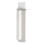 Backgate Left Outdoor Wall Sconce - Textured White