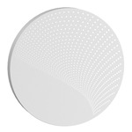 Dotwave Outdoor Wall Sconce - Textured White