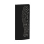 Dotwave Rectangle Outdoor Wall Sconce - Textured Black