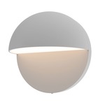 Mezza Cupola Eyelid Outdoor Wall Sconce - Textured Gray