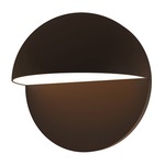 Mezza Cupola Eyelid Outdoor Wall Sconce - Textured Bronze