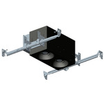 Multiples 1 X 2 Open Flangeless Chicago Plenum Housing - White