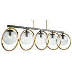 Lugano Linear Pendant - Black