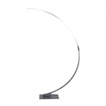 Cortina Arc Floor Lamp - Brushed Grey