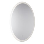 Reflections Oval Mirror - Frost / Clear