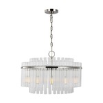 Beckett Chandelier - Polished Nickel