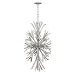 Vida Long Pendant - Glacial / Crystal