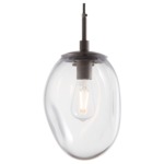 Meteo Pendant - Beige Silver / Clear