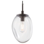 Meteo Pendant - Metallic Beige Silver / Clear