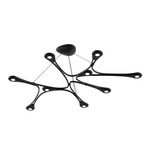 Abstraction Pendant - Satin Black