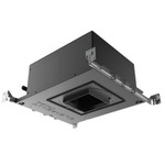 Element 4IN RD Flanged Wall Wash Chicago Plenum Housing - Black