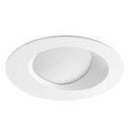 Element 3IN Round Flanged Wall Wash Trim - White