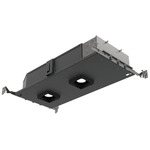 Element 3IN SQ Flanged Dual Adj New Construction Housing - Black