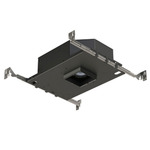 Element 3IN SQ Flangeless Low-Profile Downlight Housing - Black Powder Coat