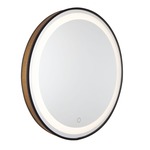 Reflections Round Wall Mirror - Gold