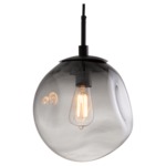 Aster Pendant - Matte Black / Smoke