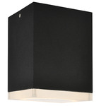 Avenue Flush Outdoor Ceiling Light - Black