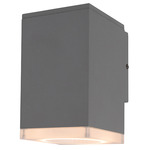 Avenue Single Outdoor Wall Sconce - Silver
