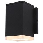 Avenue Single Outdoor Wall Sconce - Black