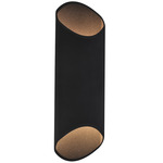 Avenue Round Outdoor Wall Sconce - Black