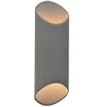 Avenue Round Outdoor Wall Sconce - Silver