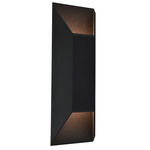 Avenue Square Outdoor Wall Sconce - Black