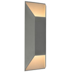 Avenue Square Outdoor Wall Sconce - Silver