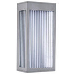 Avenue Panel Outdoor Wall Sconce - Silver
